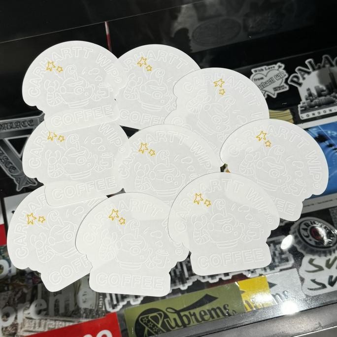 

NEW CARHARTT WIP - COFFEE STICKER TRANS