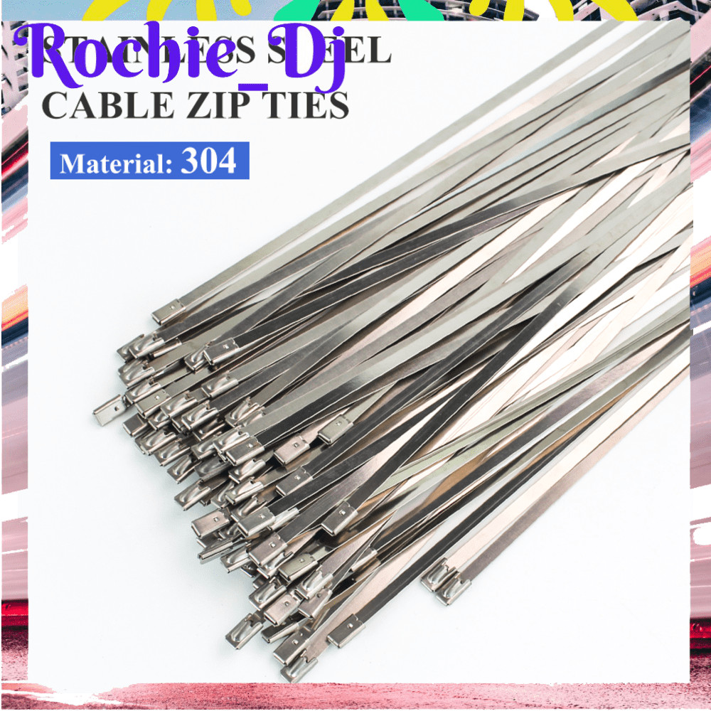 

KABEL TIES STAINLESS STEEL ANTI KARAT MULTIFUNGSI 100 PCS - IF10