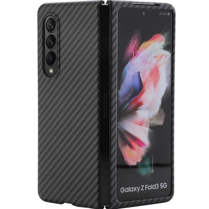 CASE SAMSUNG GALAXY Z FOLD3 5G FOLD 3 KEVLAR CARBON ORIGINAL