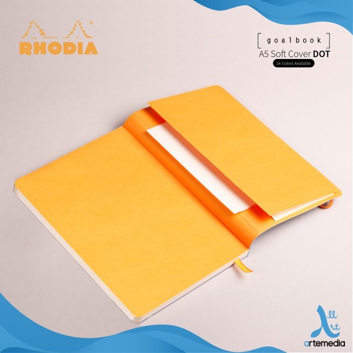 

Buku Catatan Rhodia A5 Dot Grid Softcover Goalbook Notebook Barangbaru