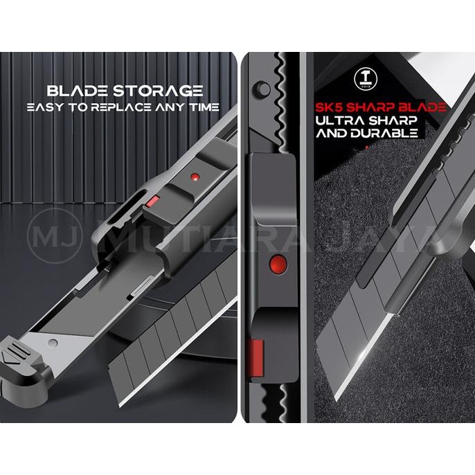 

Terupdate Mg Cutter Pisau Pemotong Kertas Kulit Sk5 Tajam Auto-Lock Multifungsi Best 2024