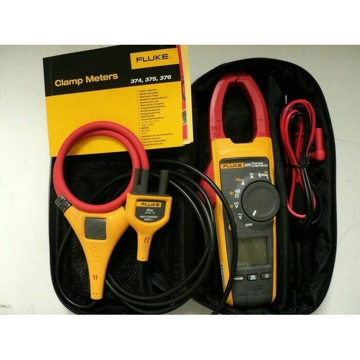 Ready Fluke 376 AC/DC Clamp Meter, True RMS Clamp Meter Fluke