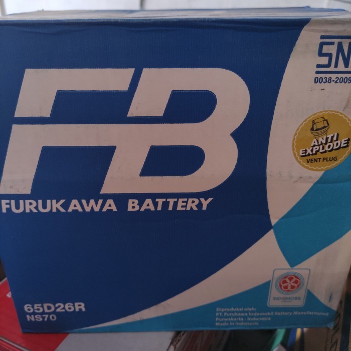 Terlaris Aki/Accu Mobil Ns70 (65Ah) Fb
