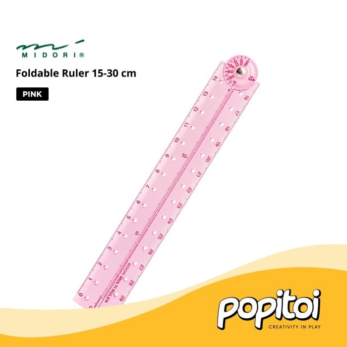 

Terlaris MIDORI Foldable Ruler 15-30 cm Penggaris Lipat Japan SALE