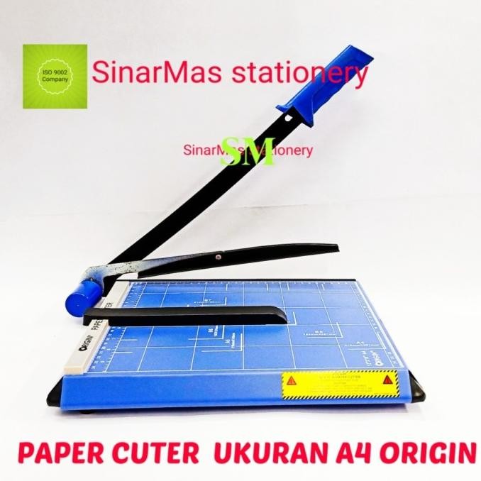 

Paper Cuter A4 Origin / Pemotong Kertas / Pemotong Plastik Mica