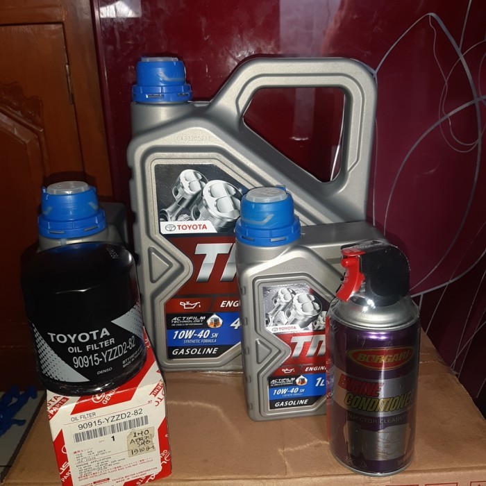 Paket Oli Mesin.Toyota Tmo 10W.40.Mobil Fortuner.Hilux Bensi 5Itam Harga Spesial