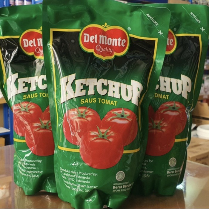 

Saus Tomat Delmonte/Del Monte Tomato Ketchup 10 X 1 Kg/Dus/Karton Terlaris
