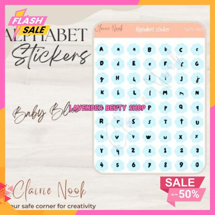 

ALPHABET STICKER LABEL WARNA / STIKER ALFABET / STIKER WARNA ALPHABET BEST PRODUK