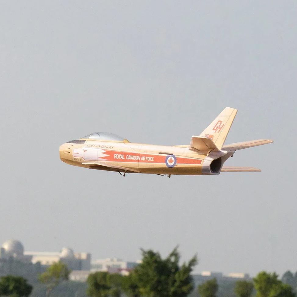 MINIMUMRC F-86 SABRE GOLDEN HAWK 30MM EDF 3CH 1S 380MM WINGSPAN RC AIRPLANE KIT+EDF