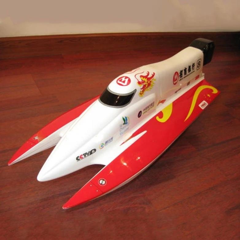 RC BOAT F1 ROWING MODEL SIMULATION PAINTING VERSION FIBERGLASS EMPTY BOAT VERSION NEW FAST BOAT MODE