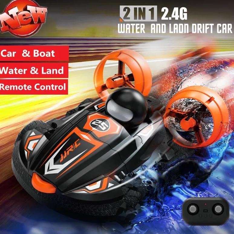 WATER AND LAND 2 IN 1 REMOTE CONTROL DRIFT CAR HOVERCRAFT KIDS RC TOY 2 TO 1 DEFORMATION MULTIFUNCTI