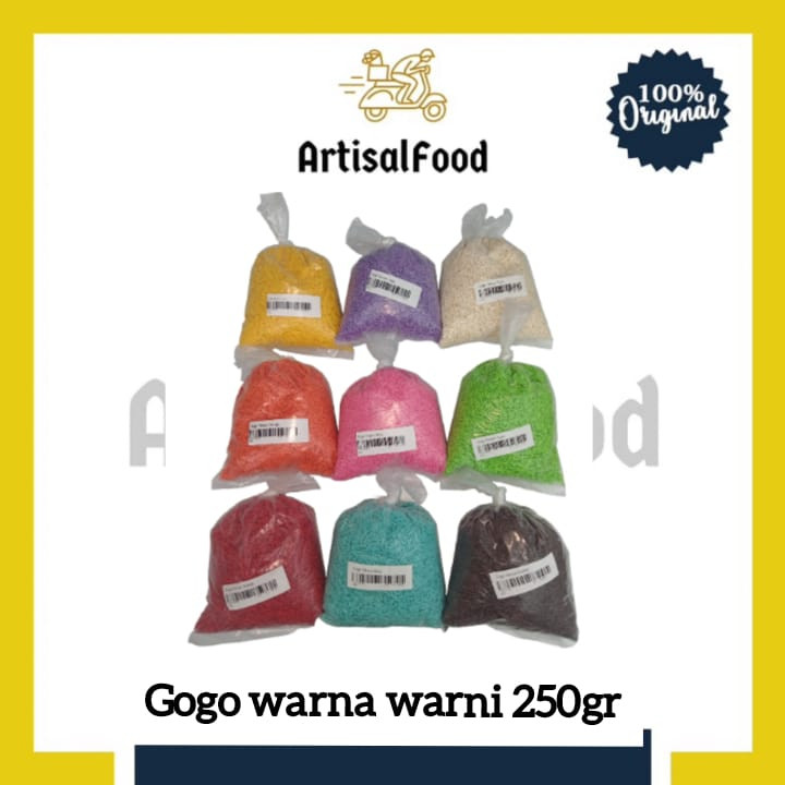 

GOGO MESES WARNA WARNI 250gr TIMB coklat meises