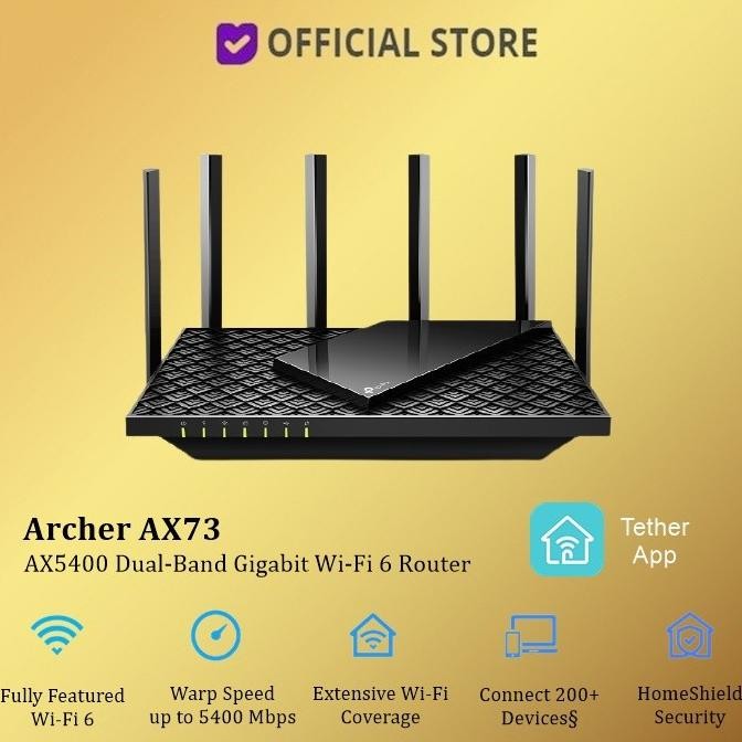 Tp-link Archer AX73 AX5400 Wifi 6 Wireless Router Tplink AX 73 AX 5400