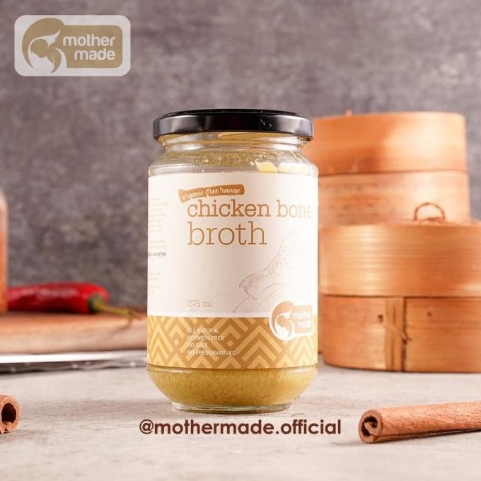 

Organic Free-Range CHICKEN Bone Broth - Kaldu Tulang Ayam - Jar 275ml
