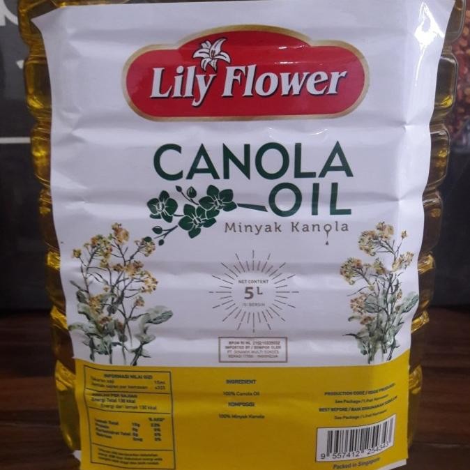 

Canola Oil 5L / Minyak Kanola Lily Flower Terlaris