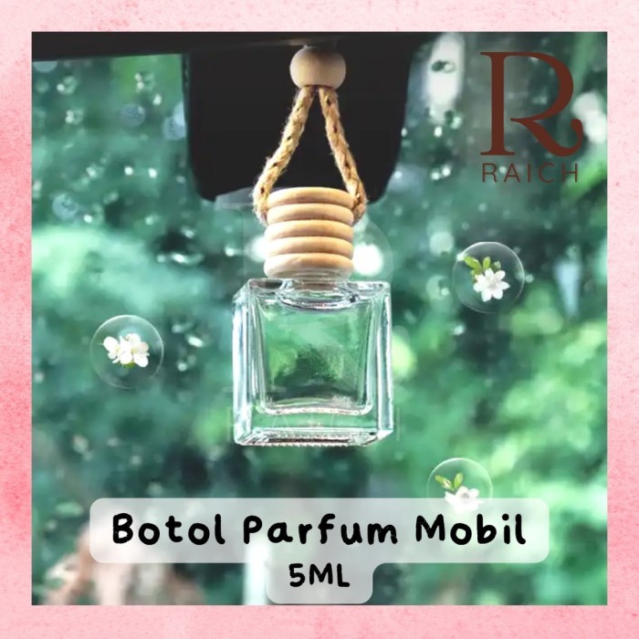 5ML Botol Parfum Mobil Car Diffuser Gantung Kaca Perfume Kopi Bali