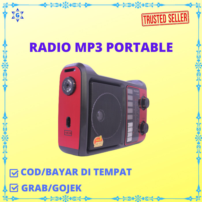 TERBARU RADIO ASATRON 1028 USB MP3 AM FM PORTABLE BISA CHARGE BISA BATERAI