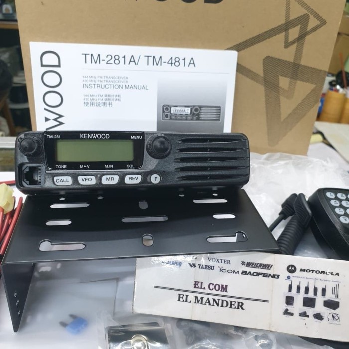 TERBARU RADIO RIG KENWOOD TM-281A VHF - RIG KENWOOD TM 281 ORIGINAL