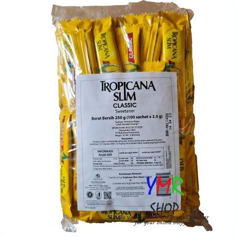 

Tropicana Slim Gula Sweetener Classic Stick 100 Sachet