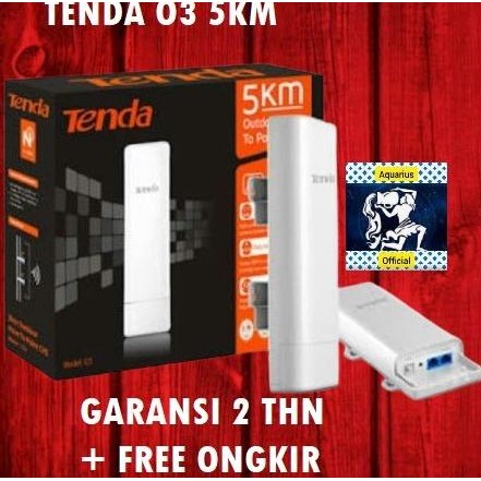 TENDA O3 5km Outdoor Point To Point CPE - TENDA 03 Wireless Router