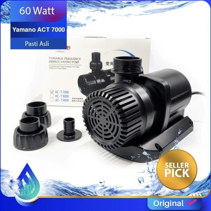 Terbaru Yamano Act-7000 / Act7000 Mesin Pompa Kolam Ikan Koi Low Watt