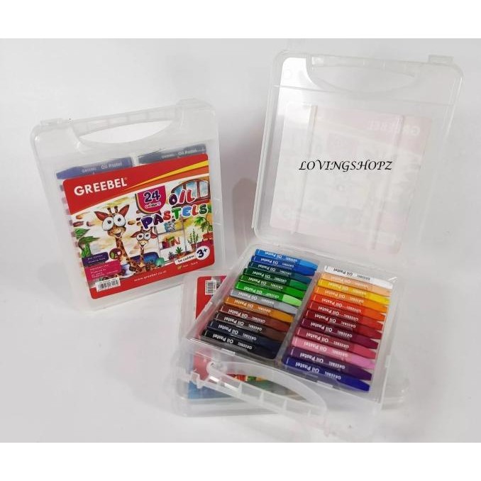 

Baru Crayon Greebel Oil Pastel 24C , 24 Warna