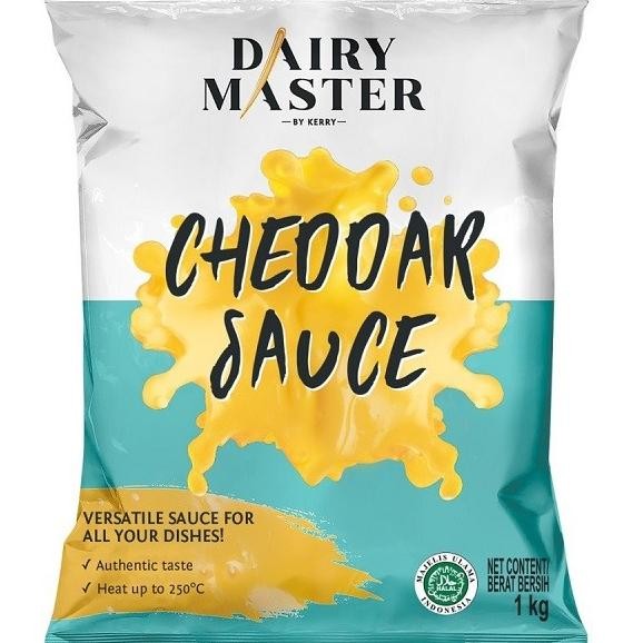 

Saus saos keju cheddar chedar cheese sauce Dairy Master asli halal 1kg 1 kg