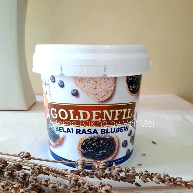 

Goldenfil Bluberi Selai Isian Blueberry Jam Filling Goldenfil 1 Kg Terlaris