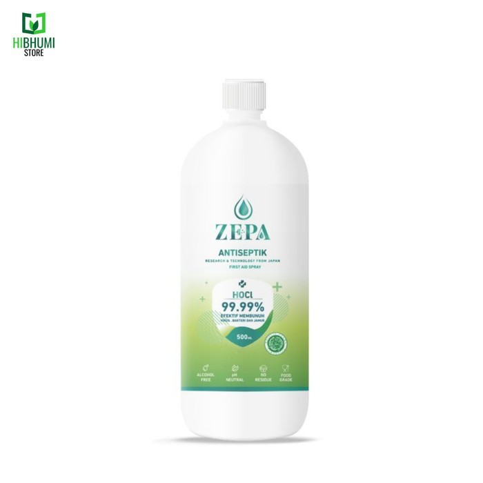 ZEPA HOCl Antiseptic NON ALKOHOL 500mL