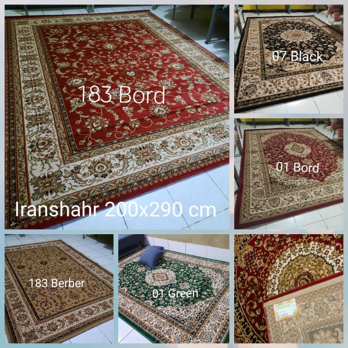 Karpet Permadani Iranshahr 200x290 cm mewah Motif Persian Turkey