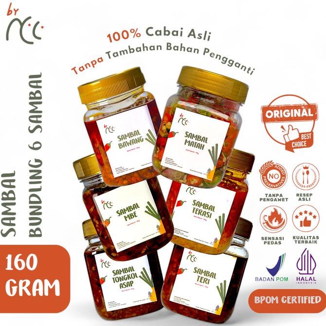 

By NCC Bundling Beli 4 Gratis 2 Sambal Pedas Ala Rumahan 160gr