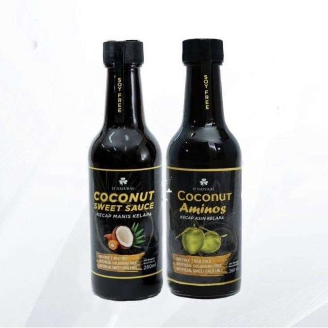 

Bumbu dapur sehat - Kecap Manis dan Kecap Asin Kelapa Organik 280 mL