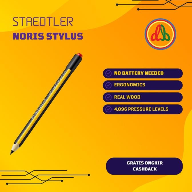 

TERLARIS - STAEDTLER Noris digital jumbo EMR Stylus with soft digital eraser