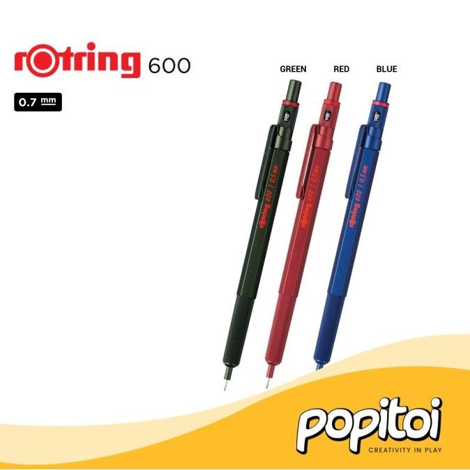 

NEW Rotring 600 Mechanical Drafting Pencil 0.5 0.7 mm Pensil Mekanik