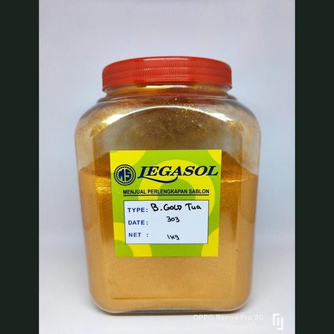 

TERBARU - Bubuk / Powder Gold Tua 303 & Muda 300 @1kg ( Termurah )