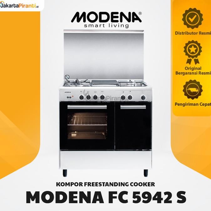 Kompor Gas Oven Freestanding Free Standing Cooker Modena Fc 5942 S