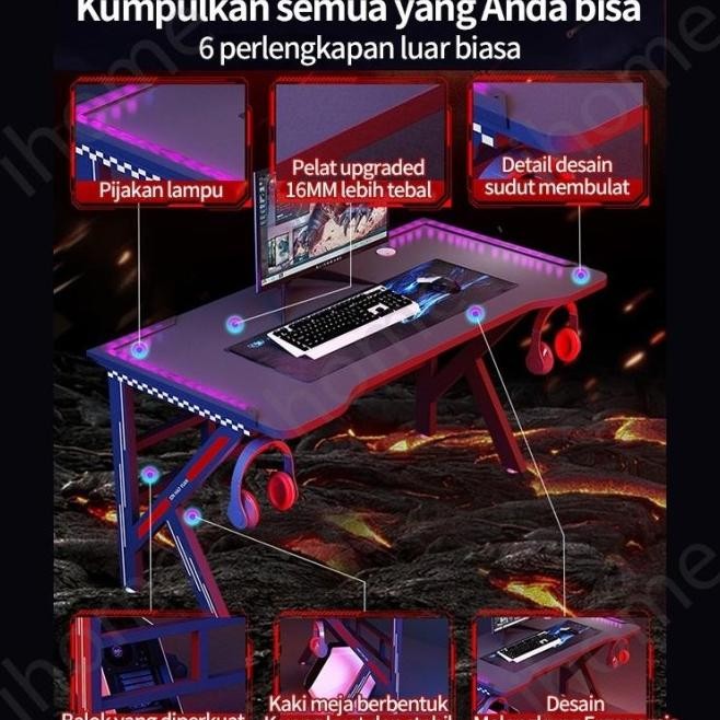 Ih Meja Komputer 160Cm Meja Gang Meja Kerja Meja Pc Meja Kantor Nimalis