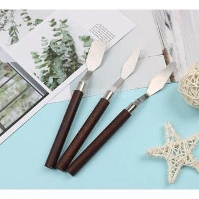 

Baru Thin Palette Knife with Wooden Handle