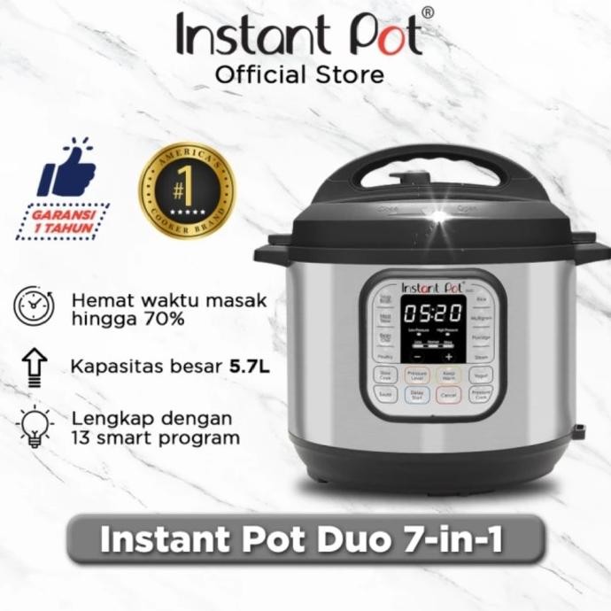 TERMURAH - Instant Pot Duo 7 in 1 Smart Multi Cooker