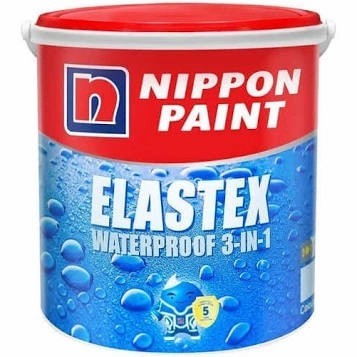 Cat Tembok Anti Bocor/Waterproofing Nippon Elastex (5 Kg)