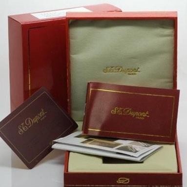 OO1- Korek Api Dupont Lighter Dupont Broke Into Rich Black Gold