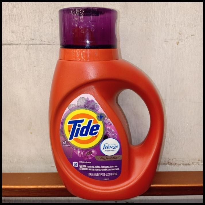 

Tide Laundry Detergent Liquid Spring & Renewal 37 Oz (1.49L)