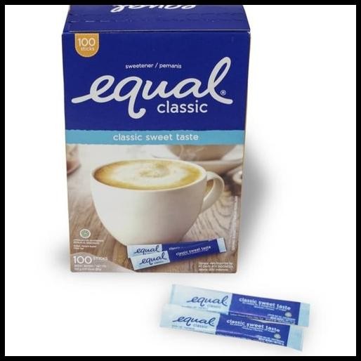 

Equal Classic Pemanis Non Kalori 100 Sticks | Gula