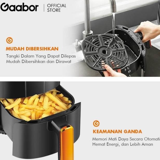Gaabor Air Fryer 3.5 Liter Ga-M35A