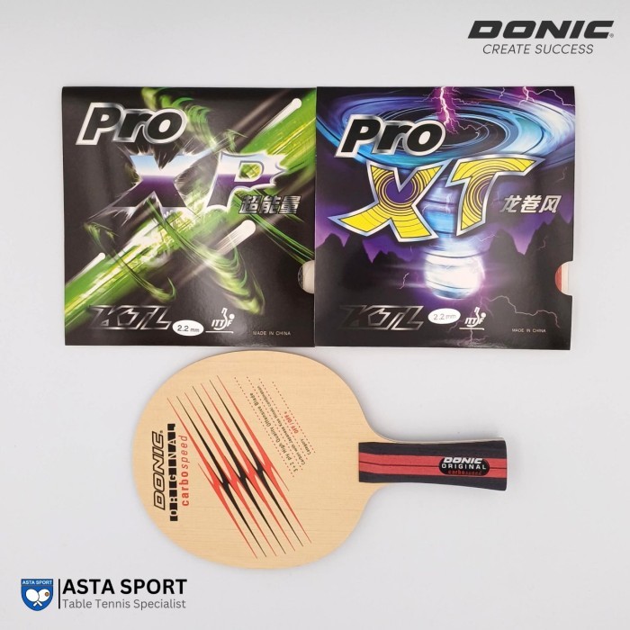 Donic - Paket Original Carbospeed + Rubber Ktl Pro Set