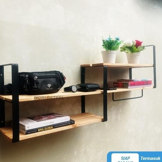 Rak Dinding Rak Bumbu Dapur Rak Besi Susun Rak Besi Siku