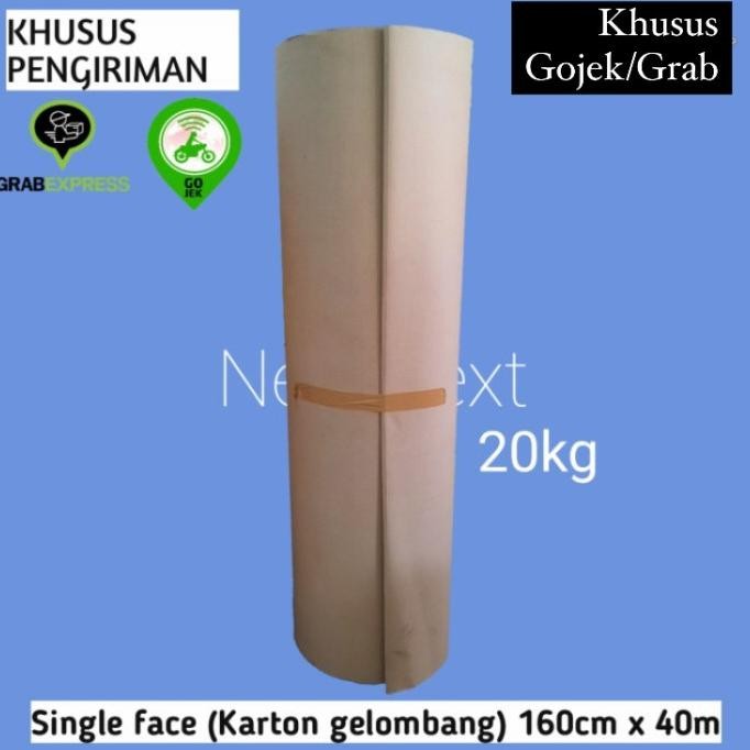 

TERLARIS - Single Face / Karton Rollan ukuran 160 CM x 37 MTR (20KG)