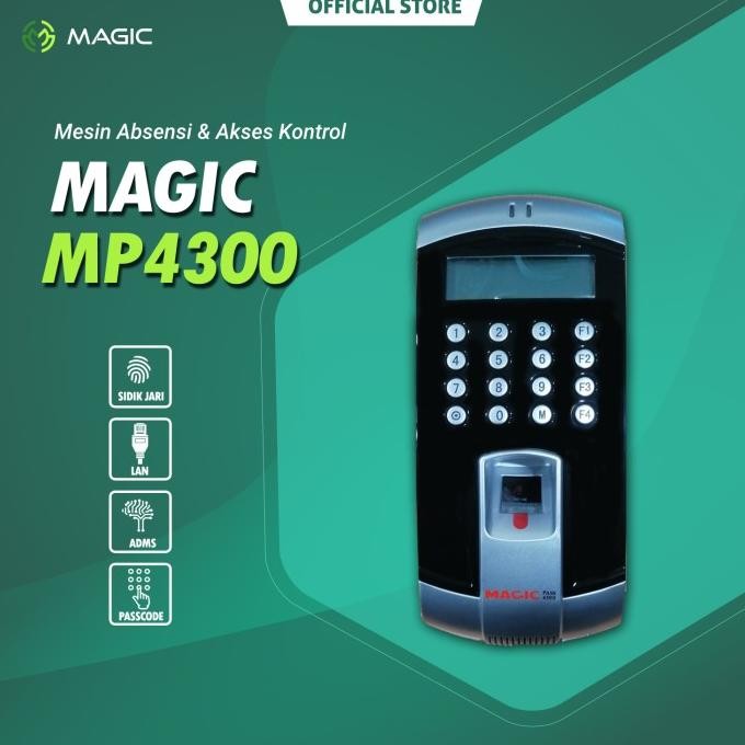 

Baru Mesin Absensi Dan Akses Kontrol Magic Mp4300 | Absensi Sidik Jari Kualitas Premium