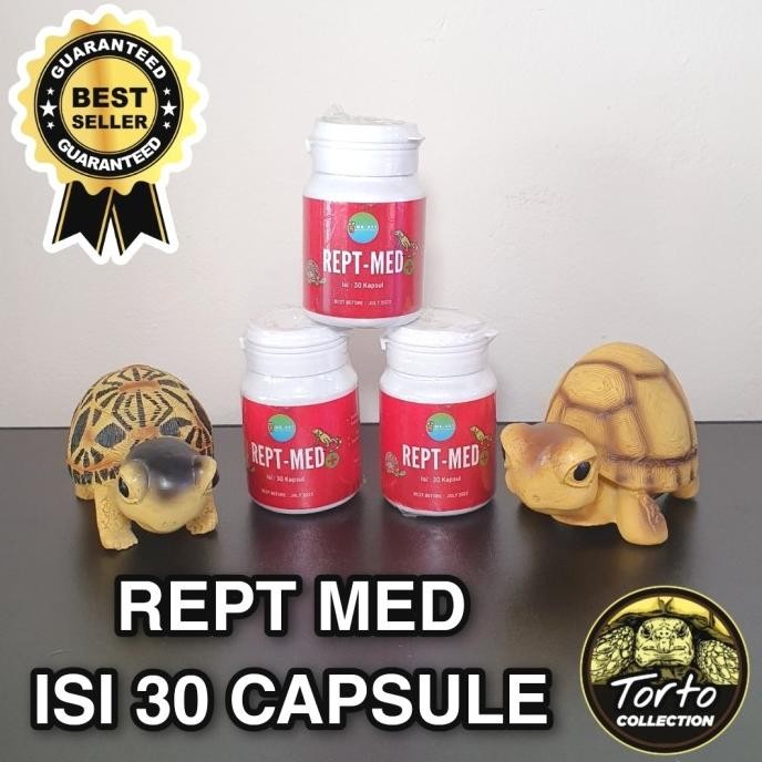 REPT-MED OBAT REPTIL KURA DARAT KURA AIR LEMAS PILEK MENCRET SULCATA