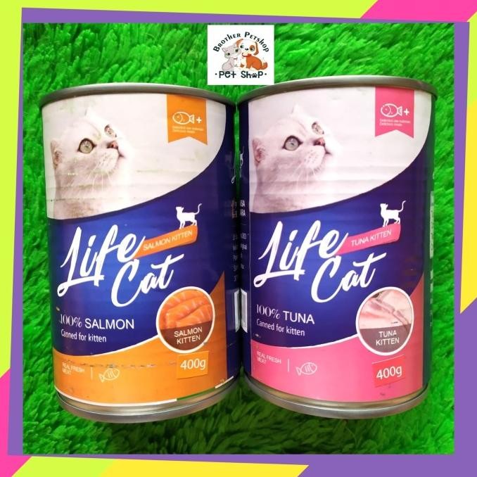 GOJEK Life Cat Kitten Kaleng 400gr 1Dus 24 Kaleng Makanan Basah Kucing